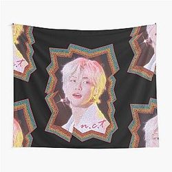 Na Jaemin NCT Korean K-Pop Retro Color Oil Paint Design Tapestry