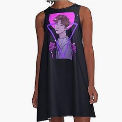 Let's go for a drive A-Line Dress