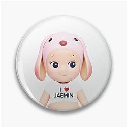 I Heart Jaemin Sonny Angel Bunny Pin