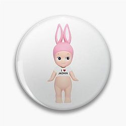 i heart jaemin sonny angel bunny pin
