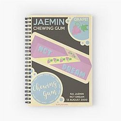 grape spiral notebook