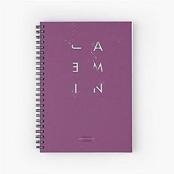 NCT Typography Jaemin Notebook