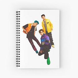 NCT Mark Renjun and Jaemin Spiral Notebook