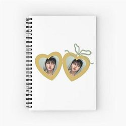 Jaemin Heart Necklace Spiral Notebook