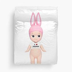 I heart Jaemin Sonny Angel Bunnie version 1 Duvet Cover