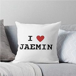 I Heart Jaemin NCT DREAM Throw Pillow
