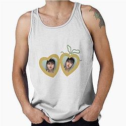 Jaemin heart locket necklace tank top