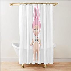 I Heart Jaemin Sonny Angel Bunny Shower Curtain