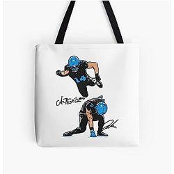 Jahmyr Gibbs Amon-Ra St. Brown Detroit Lions Tote Bag