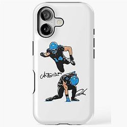 Jahmyr Gibbs and Amon-Ra St. Brown Detroit Lions iPhone Case