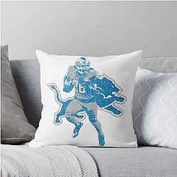 Jahmyr Gibbs Throw Pillow