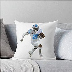 Detroit Jahmyr Gibbs Throw Pillow