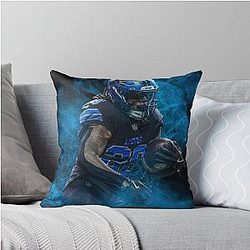 Jahmyr Gibbs Detroit Sports Art Pillow