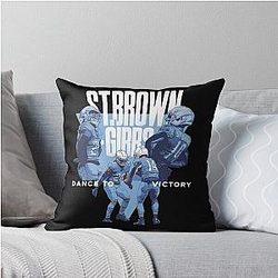 Jahmyr Gibbs Amon-Ra St. Brown Detroit Victory Dance Throw Pillow