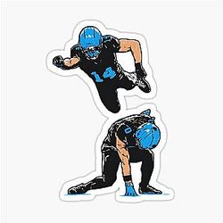 Jahmyr Gibbs and Amon-Ra St. Brown Detroit Lions sticker