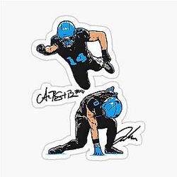 Jahmyr Gibbs and Amon-Ra Brown Detroit Lions Sticker
