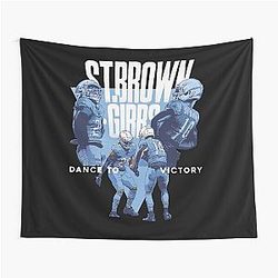 Jahmyr Gibbs Amon-Ra St. Brown Detroit Victory Dance Tapestry