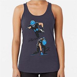 Jahmyr Gibbs Amon-Ra St Brown Detroit Lions Racerback Tank Top