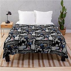 Amon Ra St Brown Jahmyr Gibbs Retro Blanket