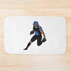 Jahmyr Gibbs Black Bath Mat