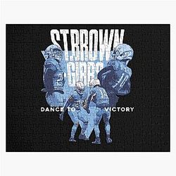 Jahmyr Gibbs Amon-Ra St. Brown Detroit Victory Dance Jigsaw Puzzle
