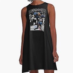 Amon-Ra St. Brown Jahmyr Gibbs Retro A Line Dress