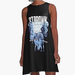 Jahmyr Gibbs Amon-Ra St. Brown Detroit Victory Dance A-Line Dress
