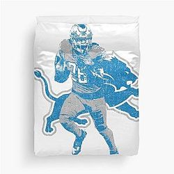 Jahmyr Gibbs Duvet Cover