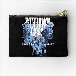 Jahmyr Gibbs Amon-Ra St. Brown Detroit Victory Dance Zipper Pouch