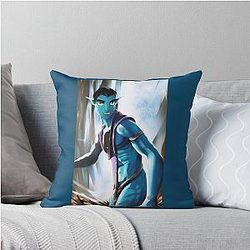 Jake Sully Cartoon Throw Pillow