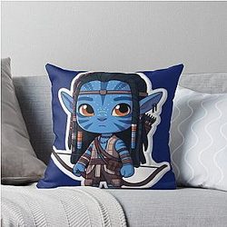Cute Jake Sully Throw Pillow