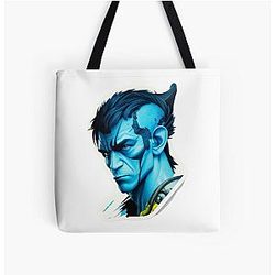 Avatar Jake Sully All Over Print Tote Bag