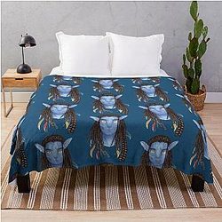 Jake Sully Throw Blanket