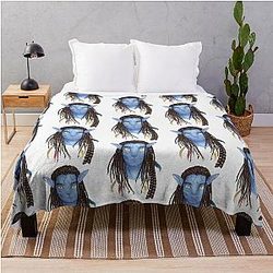 Jake Sully Throw Blanket