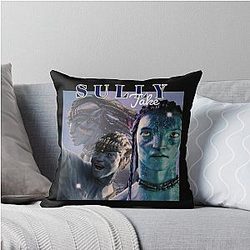 Jake Sully 90s Style Throw Pillow