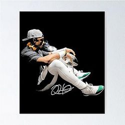 Jalen Hurts Trophy Poster