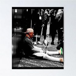 Jalen Hurts Victory Cigar Gift for Fan Poster