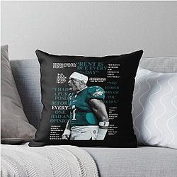 Jalen Hurts MVP Throw Pillow