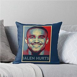 Jalen Hurts Throw Pillow