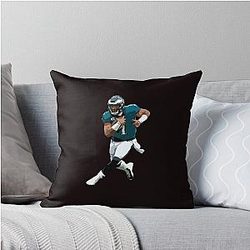 Jalen Hurts Throw Pillow
