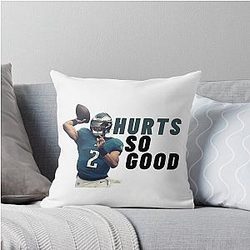 Jalen Hurts Throw Pillow
