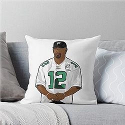Jalen Hurts Throw Pillow
