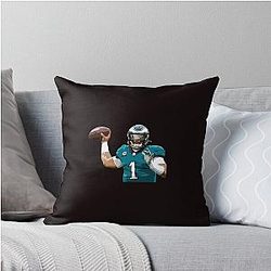 Jalen Hurts Throw Pillow