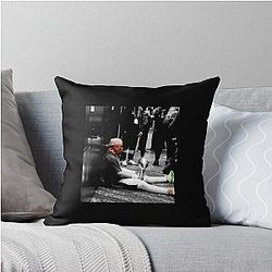 Vintage Jalen Hurts Cigar Gift for Fan Throw Pillow