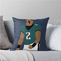 Jalen Hurts Throw Pillow