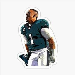 Jalen Hurts Drawing Sticker