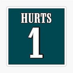 Jalen Hurts Eagles Sticker