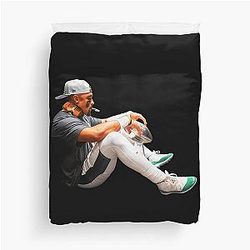 Jalen Hurts Trophy Duvet Cover