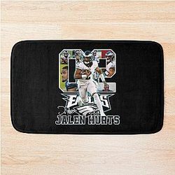 Jalen Hurts Football Signature Vintage Retro Rap Style Perfect Gift For Football Lovers Bath Mat