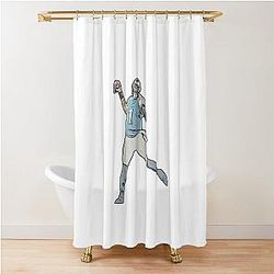 Jalen Hurts Eagles Football Team Quarterback Shower Curtain